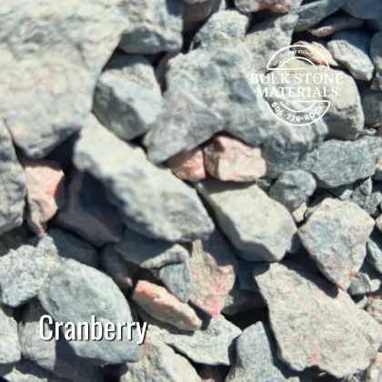Cranberry decorative landscape stone