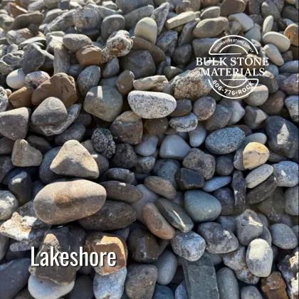 Lakeshore river rock landscape stone