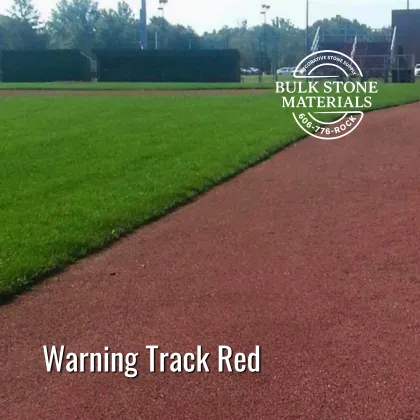 Warning Track Red pathway material for athletic fields
