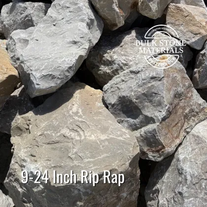 9 inch to 24 inch rip rap for heavy erosion control