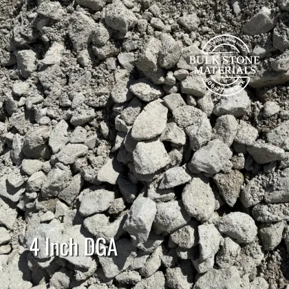 4 inch DGA dense grade aggregate base material