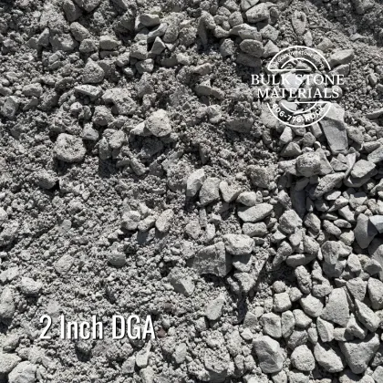 2 inch DGA dense grade aggregate for road base and sitework