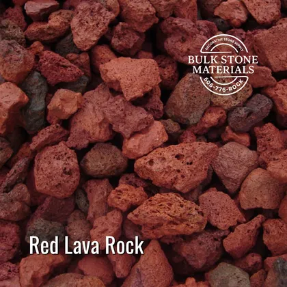 Red Lava Rock landscape stone