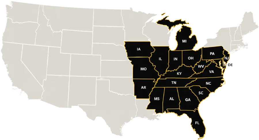 Bulk Stone Materials regional supply map for commercial stone buyers