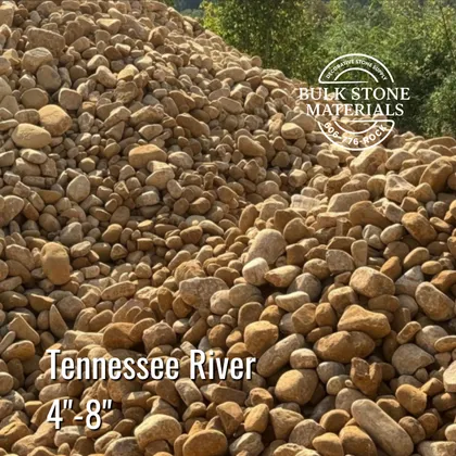 Tennessee River 4 inch to 8 inch river rock