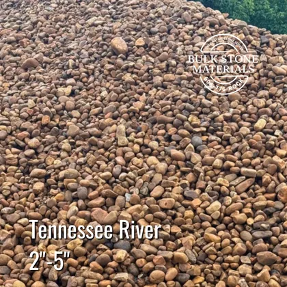 Tennessee River 2 inch to 5 inch river rock