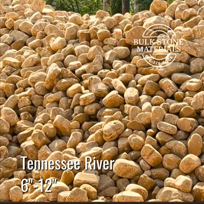 Tennessee River 6 inch to 12 inch river rock