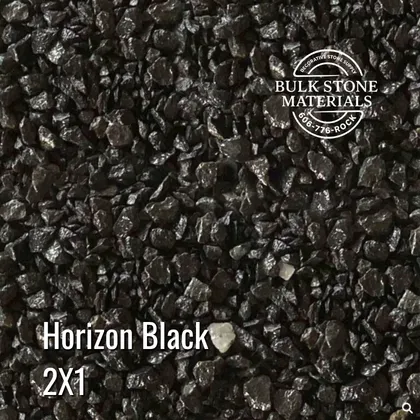 Horizon Black landscape stone for contractors and supply yards