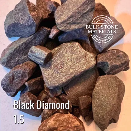 Black Diamond landscape stone for wholesale supply