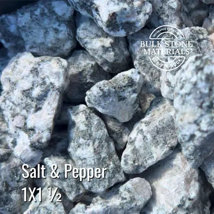Salt and Pepper decorative landscape stone