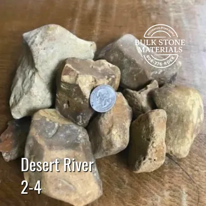 Desert River 2 inch to 4 inch landscape stone