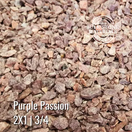 Purple Passion decorative landscape stone
