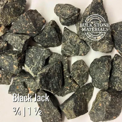 Black Jack decorative landscape stone