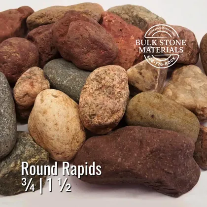 Round Rapids decorative river rock
