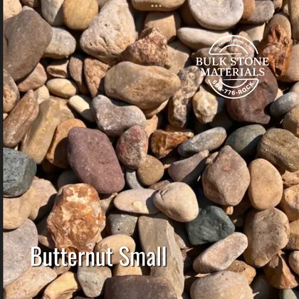 Butternut Small decorative river stone