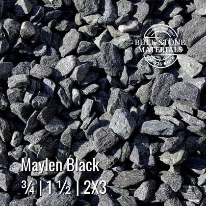 Maylen Black landscape stone for bulk buyers