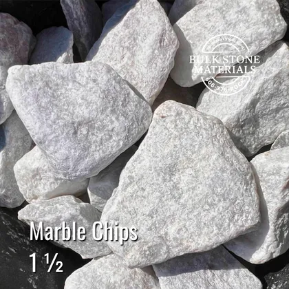 Marble Chips white decorative landscape stone