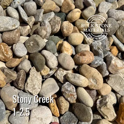 Stony Creek 1 inch to 2.5 inch river gravel