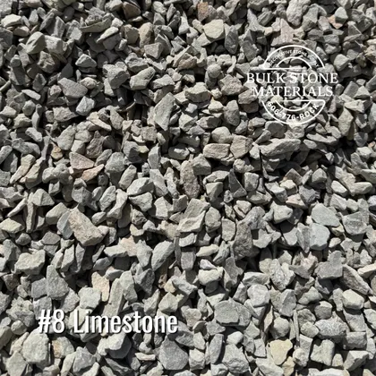 Number 2 limestone for sitework drainage and base material