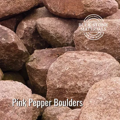 Large Colorado Cobble boulders in 12 inch to 60 inch plus sizes