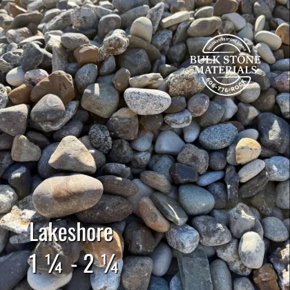 Lakeshore 1 inch to 6 inch river rock