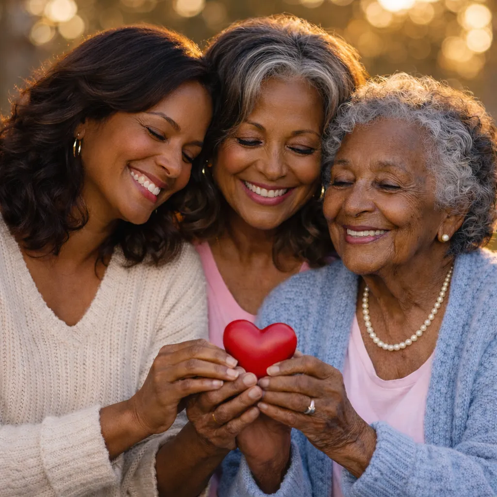 Warm, softly lit table with drinks, notebooks, and people in conversation