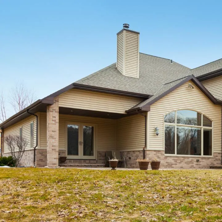 House with Hardie shaker siding