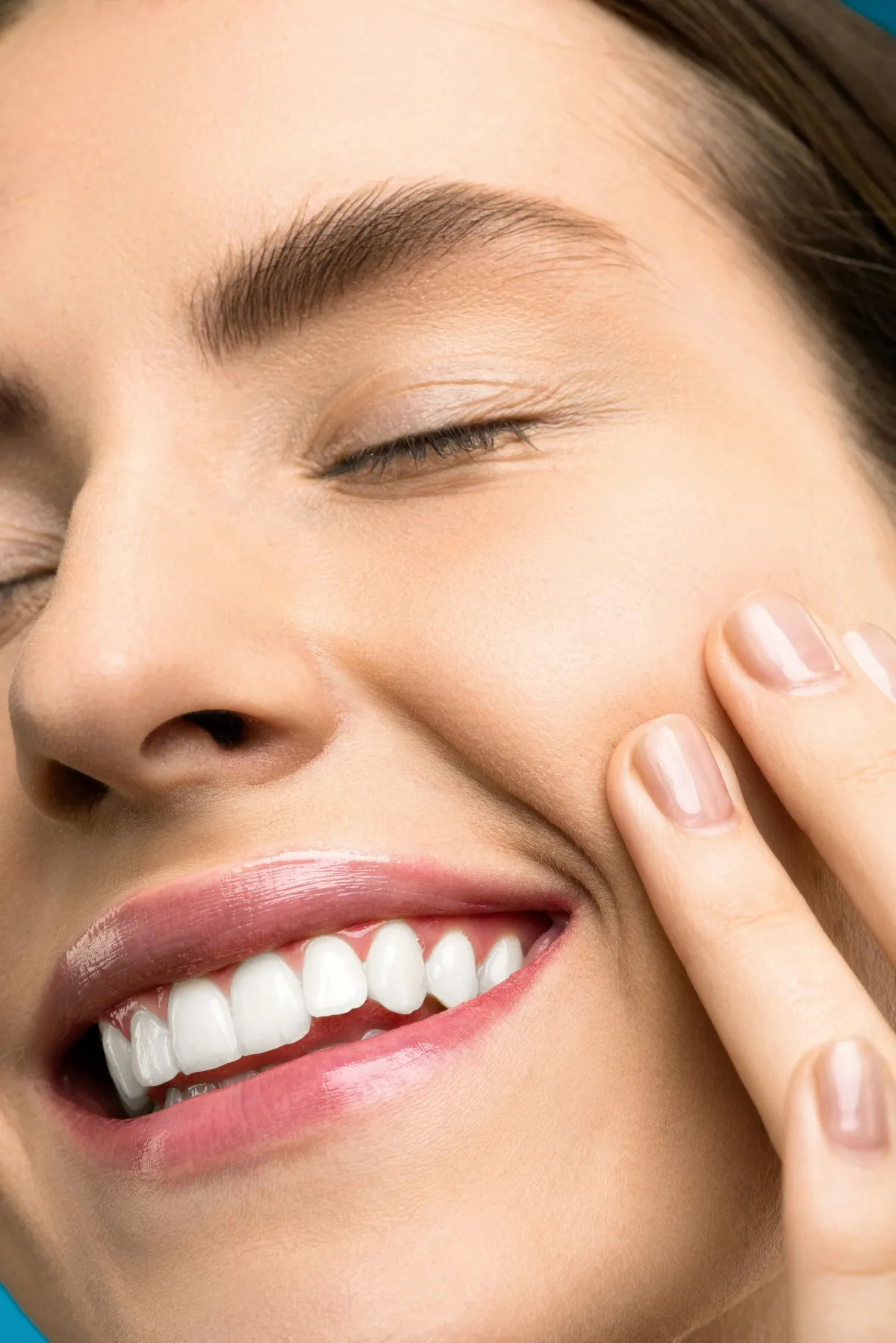 Woman smiling