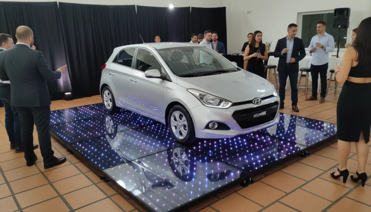 Pista de baile premium en evento corporativo o gala de gala