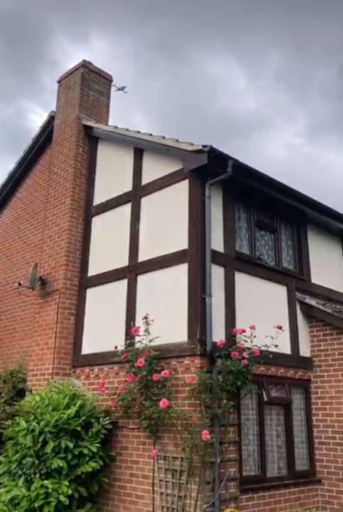 New black fascia boards and guttering installed on a house by Five Star Roofing