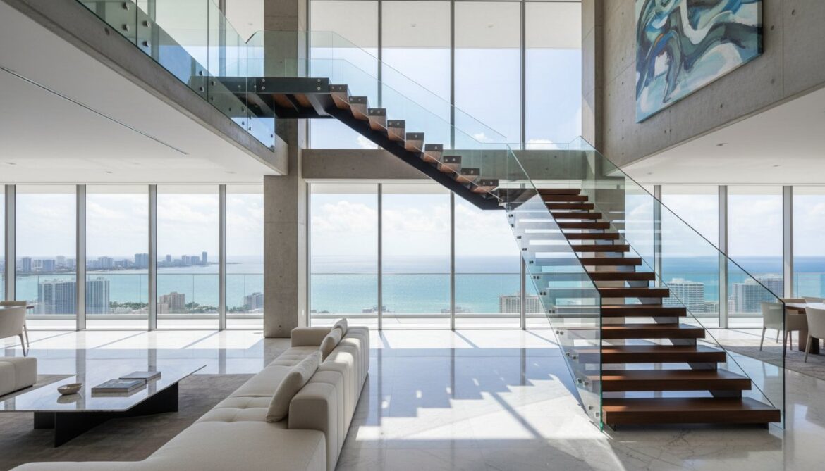 Architectural Metal Finishes: A Reference Guide for Luxury Staircase Design