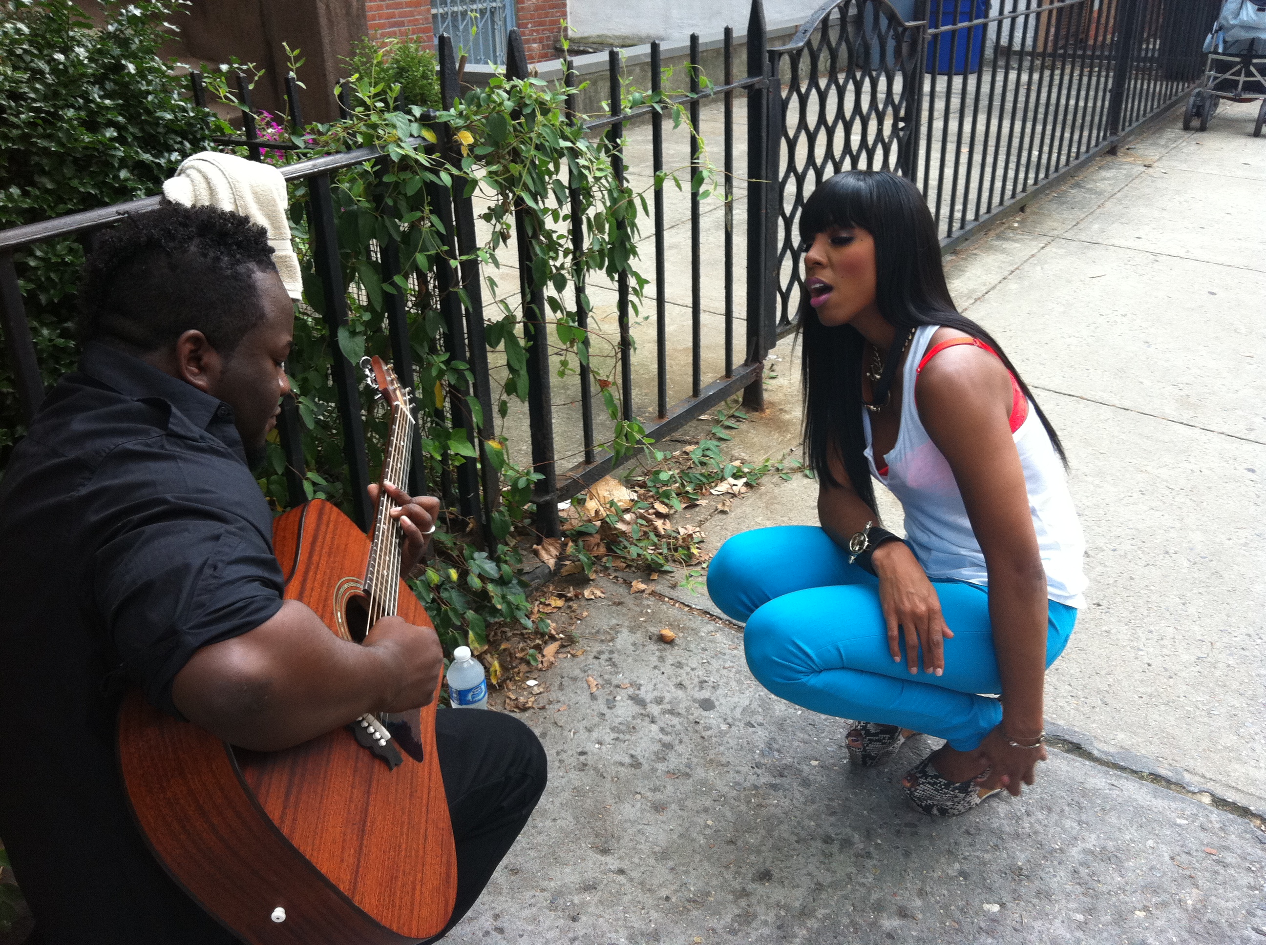 Morganizm performance portrait in studio environment