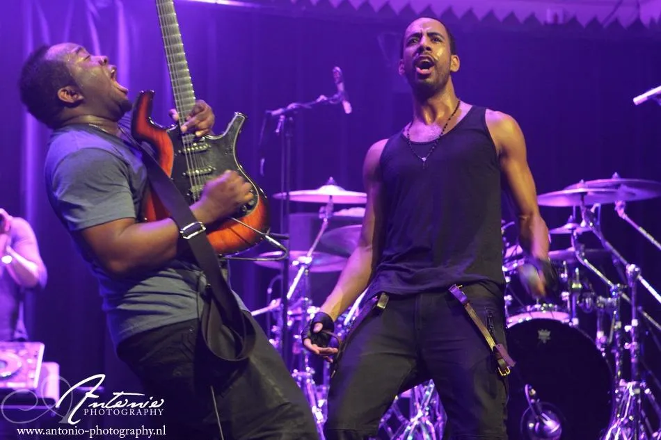 Morganizm performance portrait in studio environment