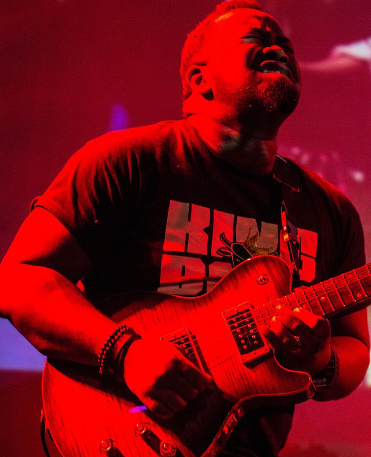 Morganizm performance portrait in studio environment