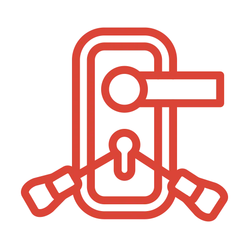 Door lock repair service for jammed, damaged, or misaligned locks and hardware