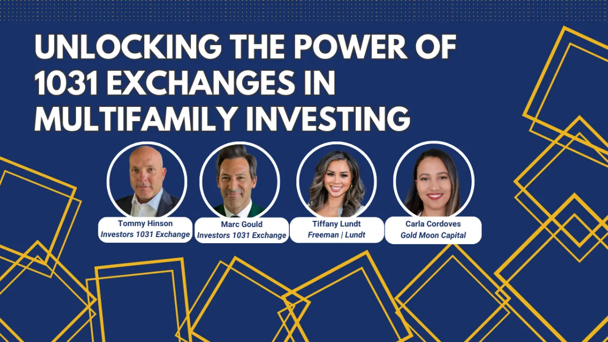 1031 Exchange or Multifamily Investments