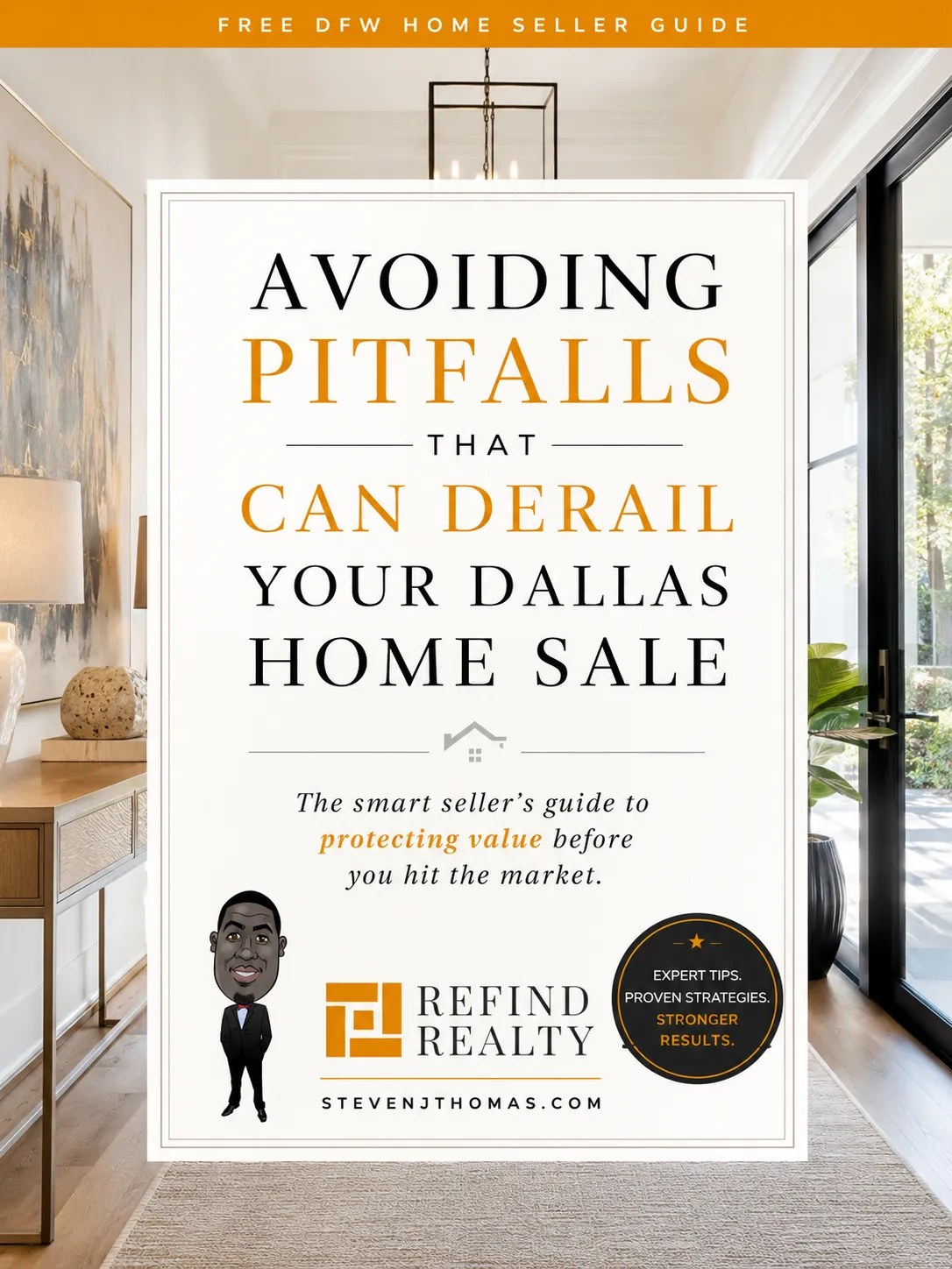 Cover preview of the free DFW home seller pitfalls guide