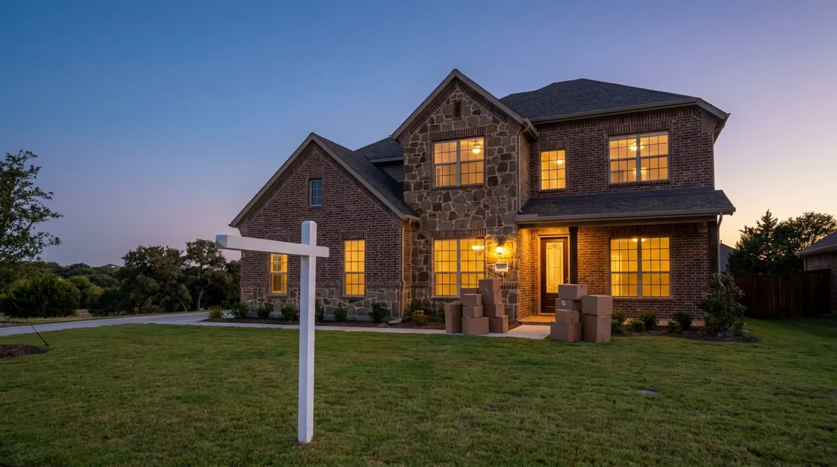 Cedar Hill TX home with for-sale sign representing a divorce home sale decision in DFW 2026