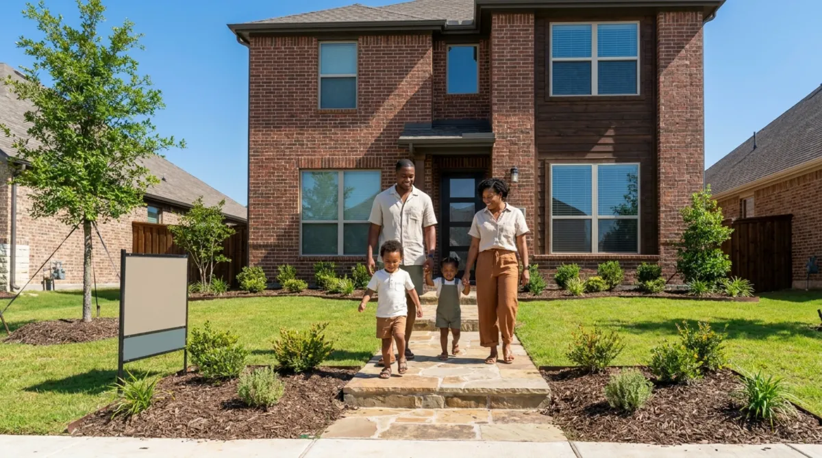 DFW homebuyer touring homes during the summer 2026 buyer's market in the Dallas-Fort Worth area