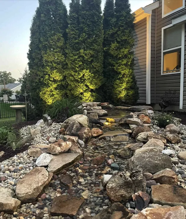 Image of landscape design work done by AC Outdoors in Wentzville, MO