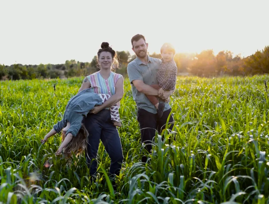 Owners of Sacramento 5 Star Cleaning and their children