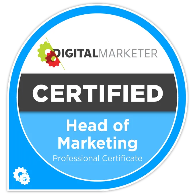 Certified Head of Marketing