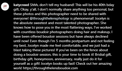 Wenatchee Boudoir Photographer, Through The Lens, 