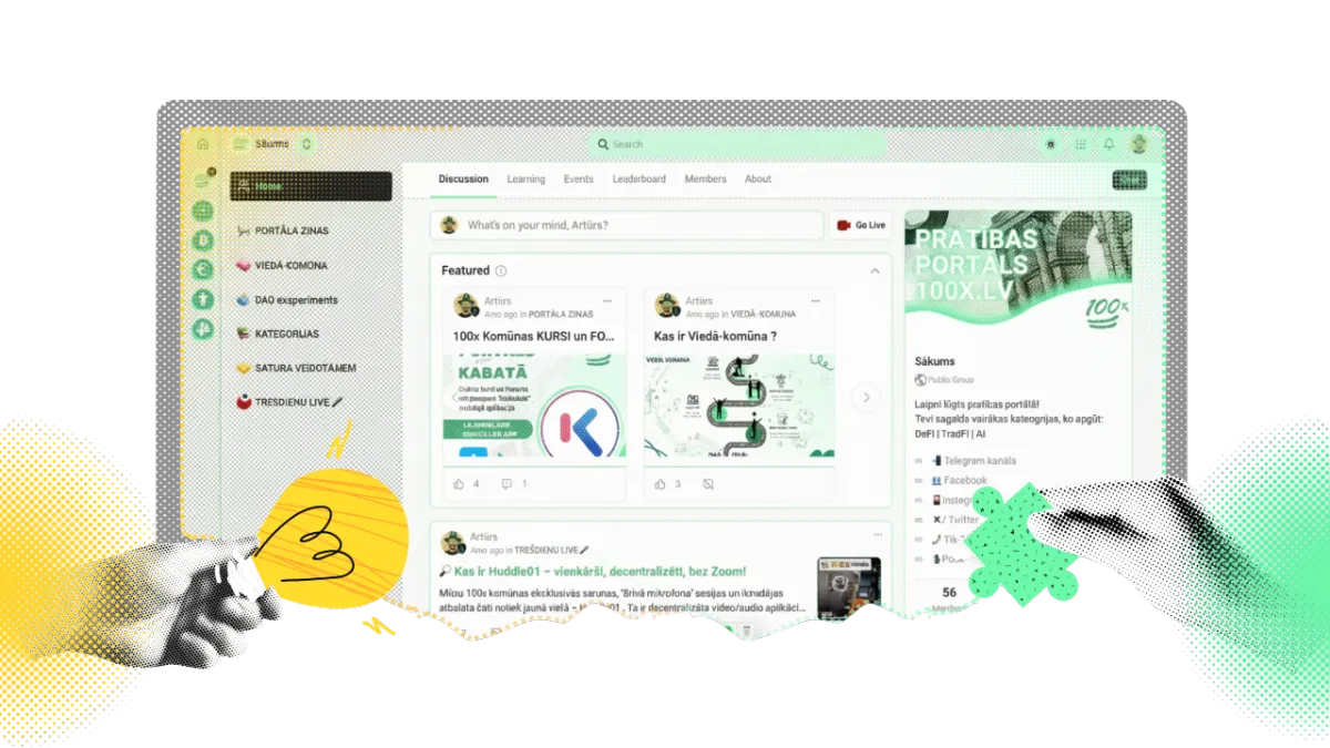 100x forums un kursu portālas