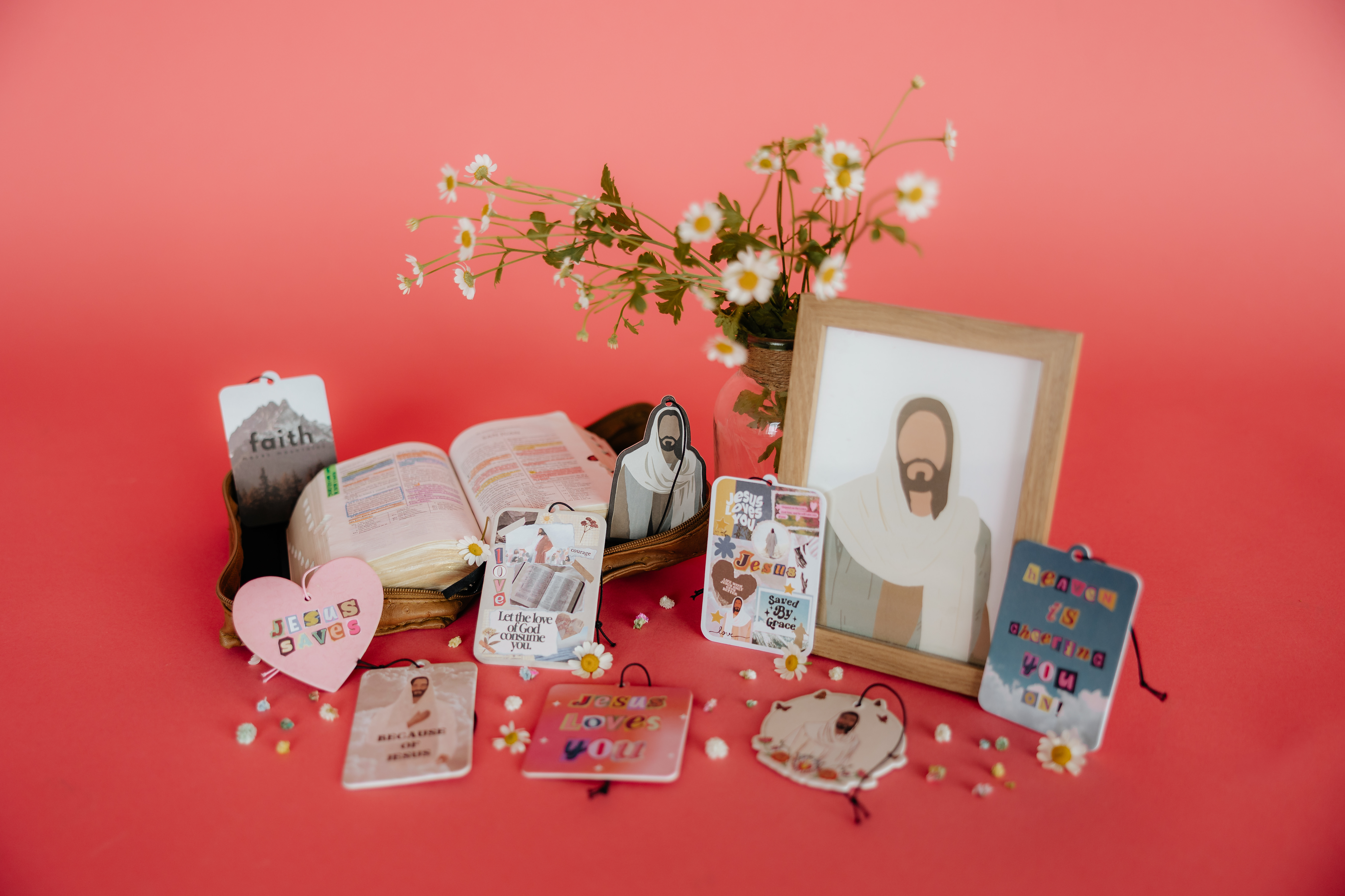 A collection of faith-inspired Scented Hope freshies