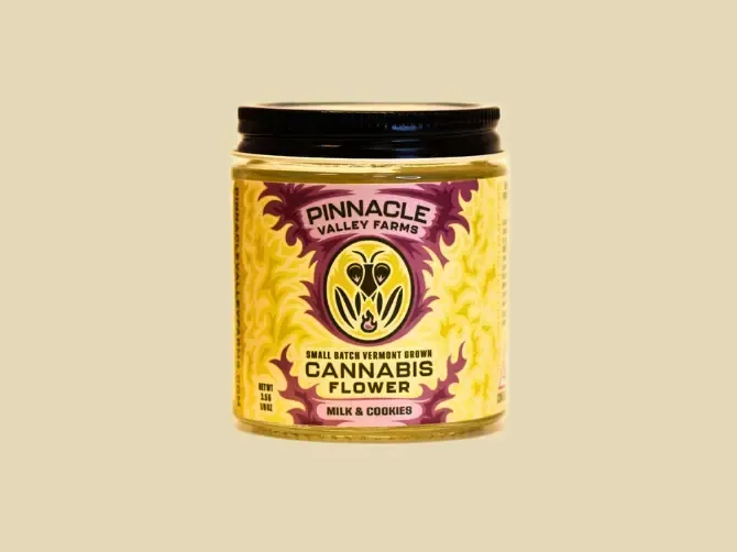Pinnacle Valley Farms cannabis brand available at Cannabis Maximus in Brattleboro, Vermont
