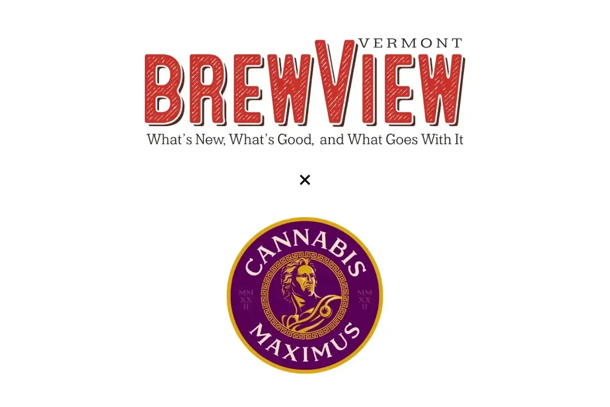 BrewView Vermont logo displayed above the Cannabis Maximus logo
