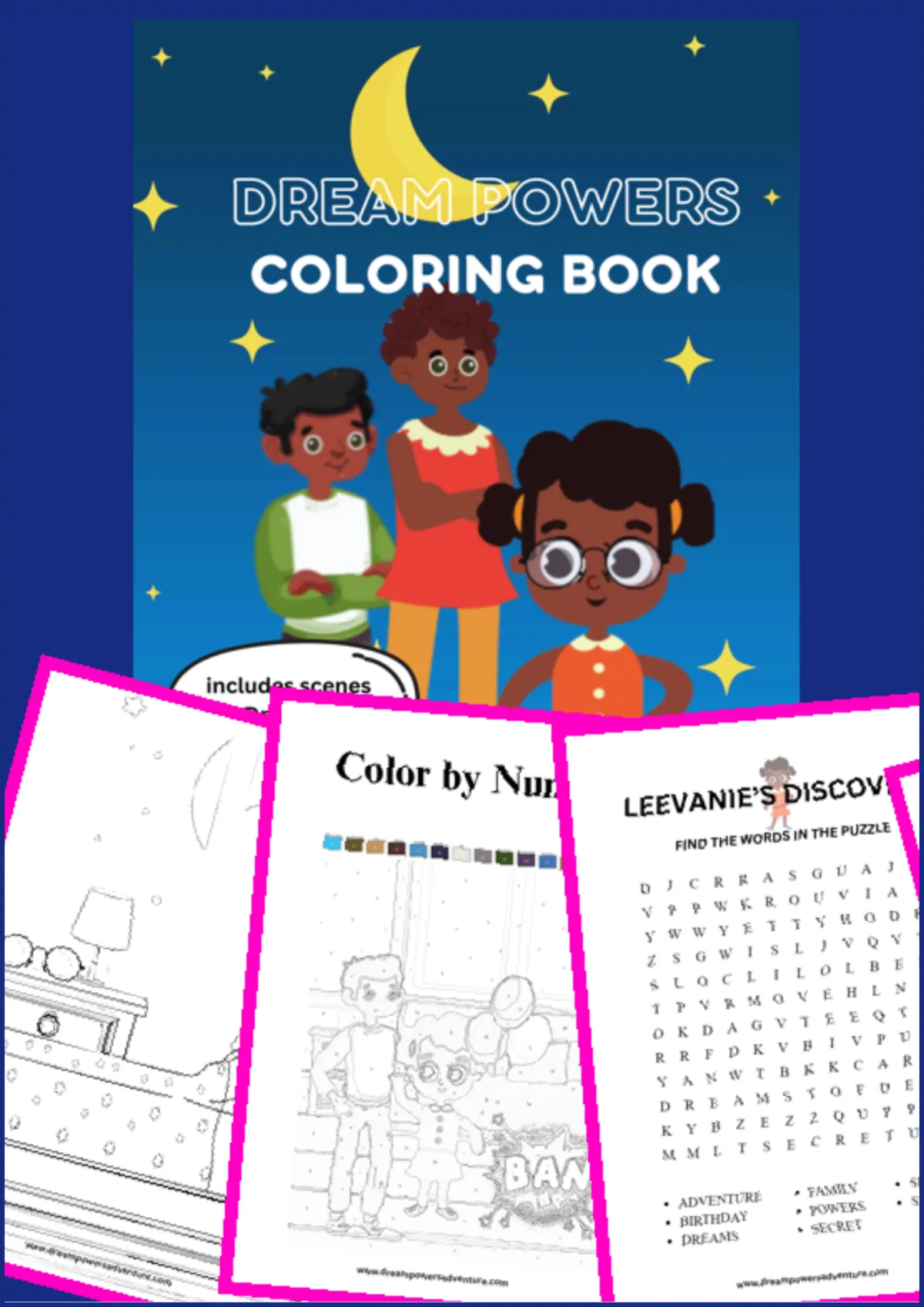 Printable Coloring Book (Dream Powers)