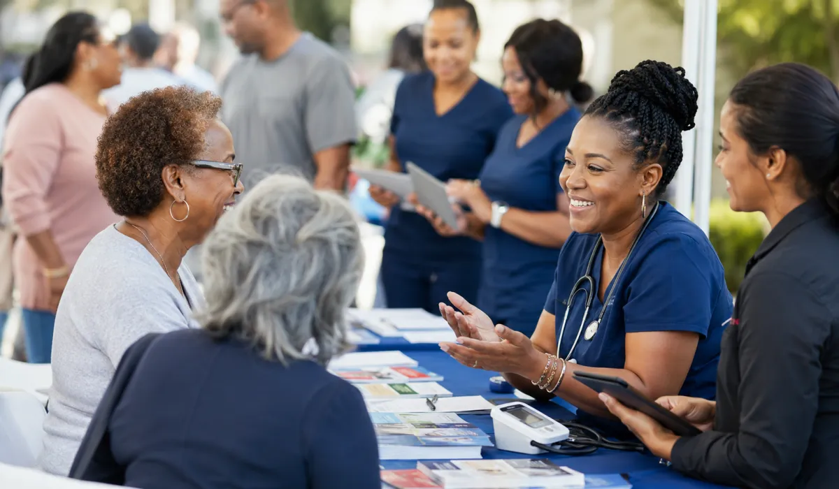 Community healthcare event main showcase