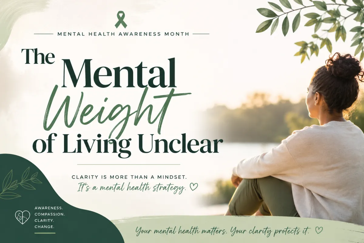 The Mental Weight of Living Unclear